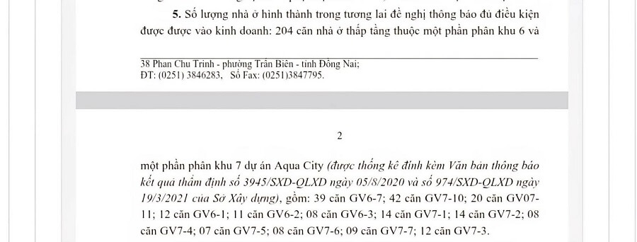 thông báo ký Hợp Đồng Mua Bán Phân khu The Stella Aqua City